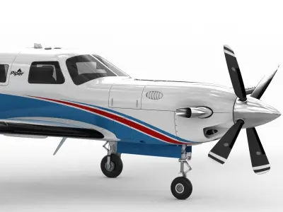 Piper Meridian 3D model