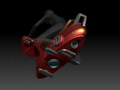 sh effect Figuarts bike for Bulma 67 3D print model