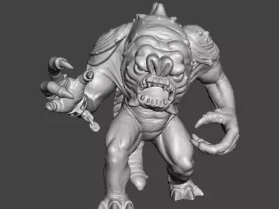 RANCOR MINIATURE MODELS SET FOR SCIFI OR FANTASY GAMES LEGION 3D print model