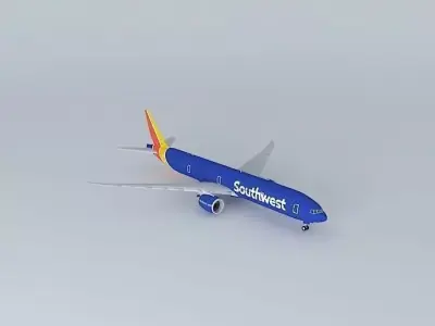 Southwest Airlines Boeing 777 300ER Free 3D model