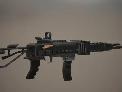 gun assult Free 3D model