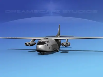 Fairchild C-123A Provider 3D model