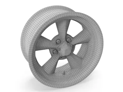 US Mags Standard Wheel Chrome 3D model