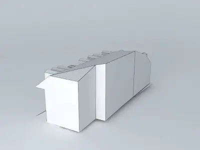 Cooperative Bank in Pilsen Free 3D model