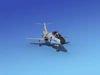 McDonnell F-101B Voodoo V10 3D model