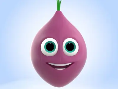 Onion 3D model