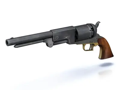 Colt Walker Revolver 3D model