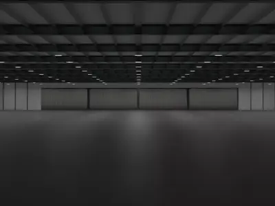Aircraft Hangar 3D model