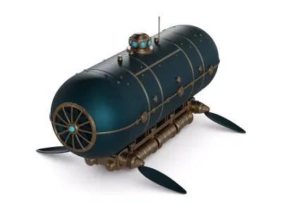 Military USV 3D model