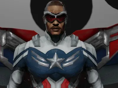 Falcon 3D model 3D model