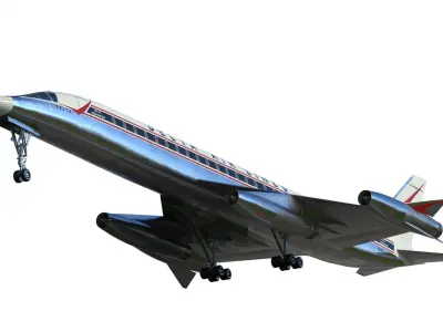 Convair 58-9 SST 3D model