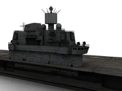 Kuznestov Russian Carrier Low-poly 3D model