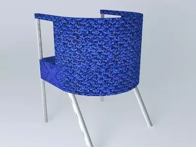 Pan Am airship promenade chair Free 3D model