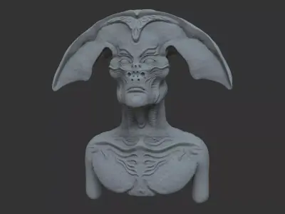 NLO bust 3D model