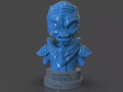 Crypto 137 Destroy all Humans Bust 3D print model