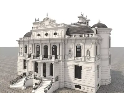Classical style Villa 2 3D model