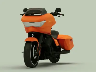 Harley Davidson Road Glide 2025 Free 3D model