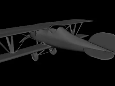 Albatros DV from World War 1 Free low-poly 3D model