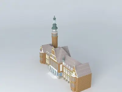 Academy Building Free 3D model