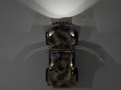 M-ATV - Army car - Car Truck Free 3D model