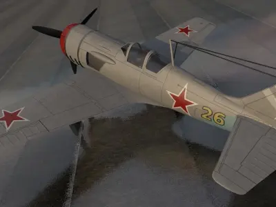 Lavochkin La-11 3D model