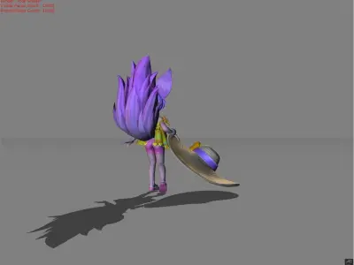 Nana Sundress Low-poly 3D model