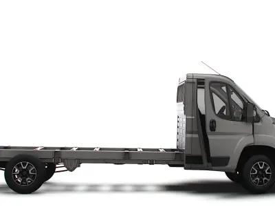 Opel Movano Chassis Truck SCab 4300WB HQInterior 2023 3D model