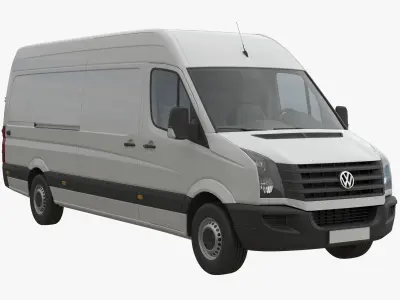 VW Crafter 2011 Panel Van L3H2 3D model