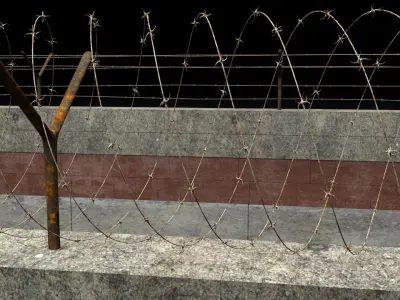 Berlin Wall 1st gen Element 3D model