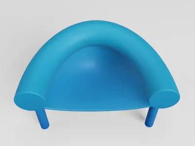 Lounge Sam Son Chair Magis Free 3D model