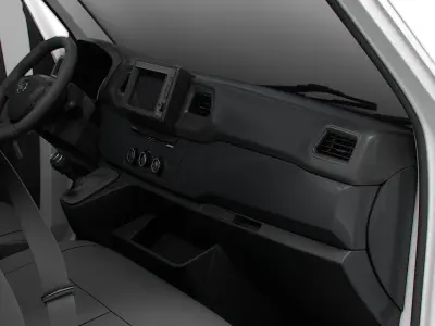Opel Movano Van L1H1 HQ Interior 2021 3D model
