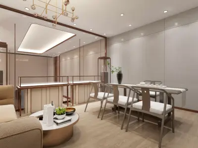 jewelry store Low-poly 3D model