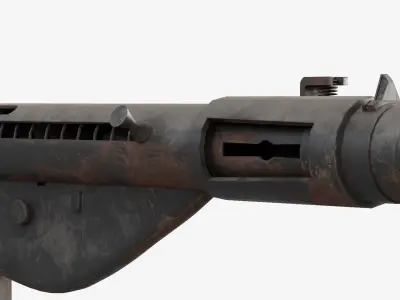 High-Quality Sten Mark 2 3D Model Free 3D model