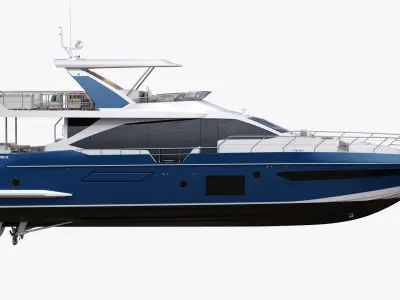 Luxury Motor Yacht Generic 3D model