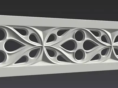 Gothic ornament 02 Free 3D model