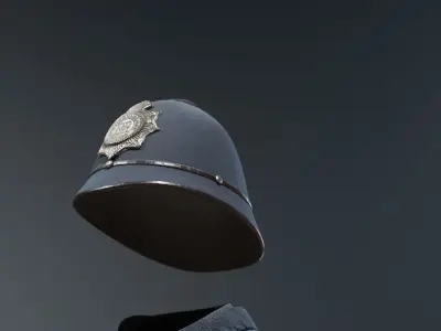 POLICEMAN British bobby 3D model