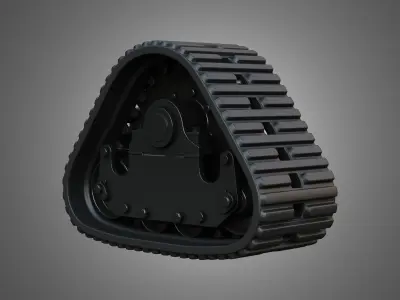 S76 Skid Steer Crawlers 3D model