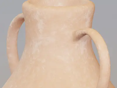 Old jug 04 Low-poly 3D model