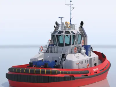 ATD Tug ZP BOXER 3D model