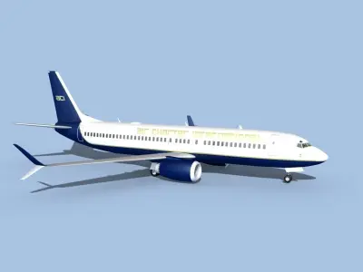 Boeing 737-800 Max Air Charter Intl 3D model