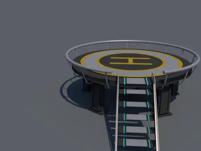 Helipad 3D model