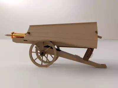 Spingarde with Canopy 3D model