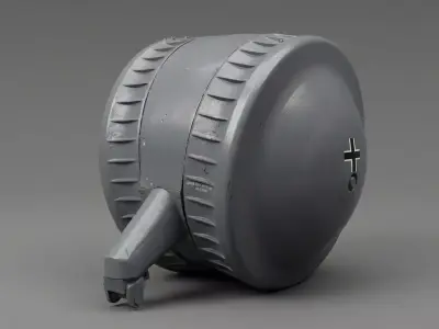 WW2 Officer  Anti-Tank Mine STL Bundle 3D Printable Military 3D print model