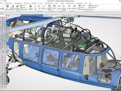 High Quality 3D Aircraft Model Detailed Realistic Game-Ready Low-poly 3D model