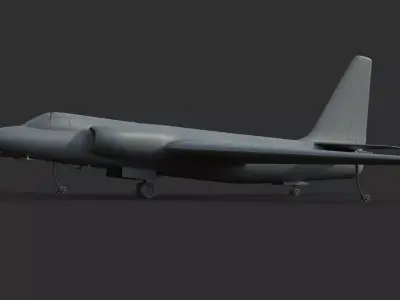 u-2 Lockheed 3D model