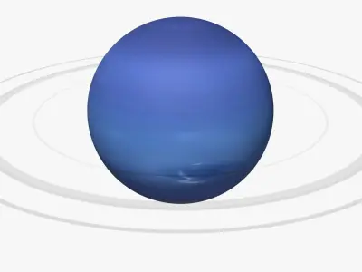 Neptune Planet 3D model