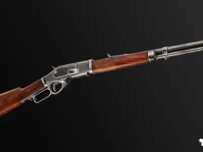 Western Guns - Comco Prop Pack Vol 1 to 4 Low-poly 3D model