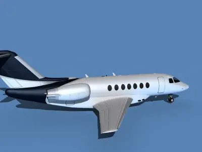 Hawker Siddley 4000 V04 3D model