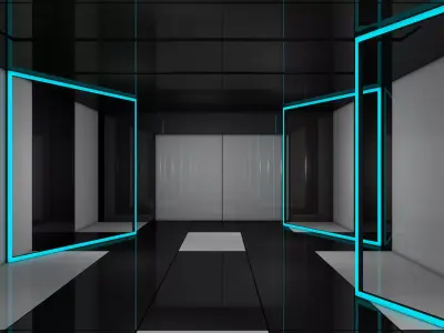 Sci Fi Interior 3D model 86