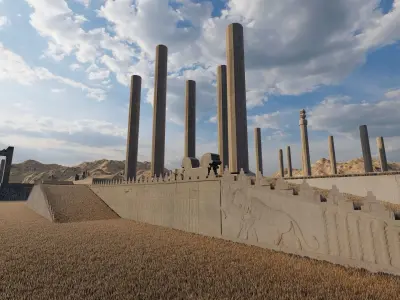 Historic city -Ancient City Persepolis 3D model